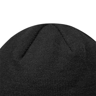 SKECHERS 斯凯奇 黑色运动帽男女同款针织帽子时尚简约百搭L423U048