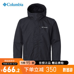 Columbia 哥伦比亚 户外23秋冬新品男子防水防风单层冲锋衣夹克外套WE6848 010 M 175/96A