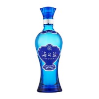 YANGHE 洋河 海之蓝双瓶装52度（375mL*2） 送礼团聚绵柔浓香52度375mL