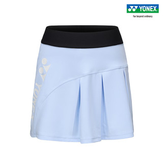 YONEX/尤尼克斯 220253BCR 23FW比赛系列 女款透气亲肤运动短裙yy 珍珠蓝 M