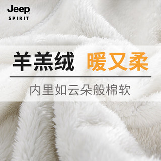吉普（JEEP）抓绒衣款简约时尚双面穿外套户外保暖抓绒卫衣外套 MS2010