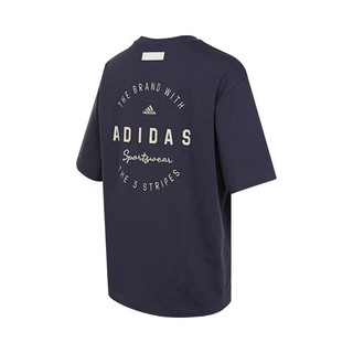 adidas阿迪达斯女子VER W SS TEE2圆领短T恤 IS7407 M-L