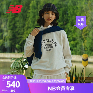 NEW BALANCE NB23女款早秋百搭简约休闲舒适卫衣 OA 5CD38562 XS