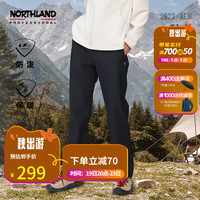 诺诗兰女士风雪长裤户外保暖防风运动徒步软壳裤女NXPDH2610E 纯黑色 165/M