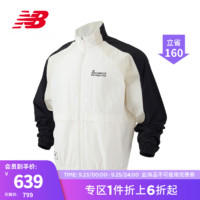 NEW BALANCE NB23男款透气拉链运动跑步夹克风衣外套 WT 5AD37571 XL