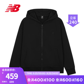 NEW BALANCE NB23早秋男款潮流百搭连帽夹克外套 BK AMJ33380 2XL