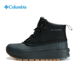 Columbia 哥倫比亞 23秋冬新品女子徒步旅行時尚戶外中幫女靴BL2387 010（黑色） 36(22cm)