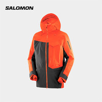 萨洛蒙（Salomon）男款 户外运动保暖滑雪多功能夹克外套 MOON PATROL GORETEX JKT 火红色 C21698 S