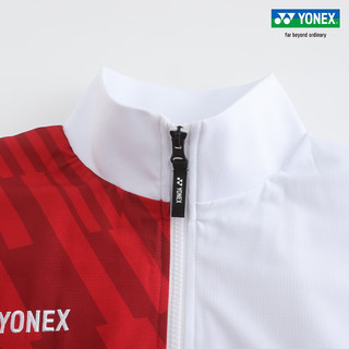 YONEX/尤尼克斯 70091CR 23FW大赛系列国家队 男款运动上衣外套yy 白色 M