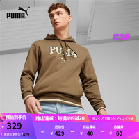 彪马（PUMA） 男子运动休闲加绒连帽卫衣 SQUAD HOODIE 678401 巧克力豆-93 XS(165/88A)