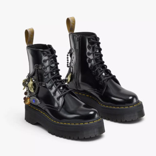 MARC JACOBS 马克·雅克布 DR. MARTENS联名款 女士8孔马丁靴 2S3FBO001F03