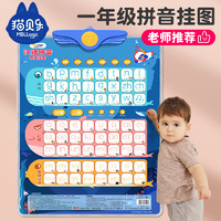 汉语拼音拼读训练声母韵母有声早教挂图字母表点读墙贴学习机