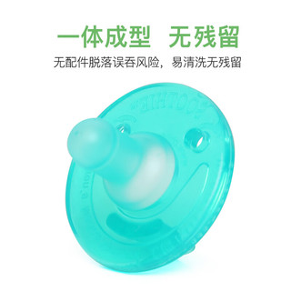 飞利浦（PHILIPS）安抚奶嘴透气系列柔软透气硅橡胶0-6-18个月 台湾版4号盒装