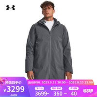 安德玛（UNDERARMOUR）男子三合一训练运动羽绒服1364891 灰色013 L