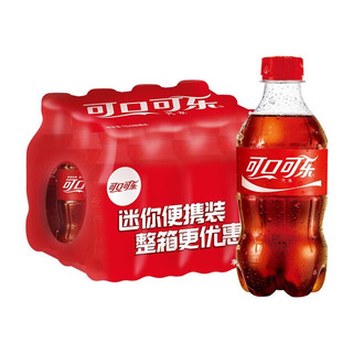 碳酸饮料300mlX12瓶零度可乐气泡无糖小瓶装汽水