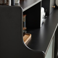 全友（QUANU）家居备餐柜简约风大容量分区储物餐厅收纳柜子（60天发货）129536 备餐柜