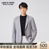 LILANZ 利郎 轻时尚男装2023西服男压胶无痕抗皱通勤西装外套 卡其灰 165