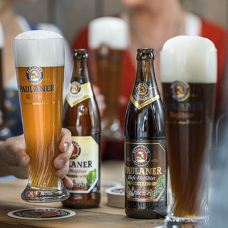 PAULANER 保拉纳 柏龙德国产原装进口Paulaner啤酒德国传统经典德啤 500mL 6罐 大麦24.7月到期