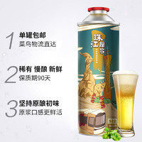 88VIP：珠江啤酒 11度珠江原浆980ml*1罐国产精酿大桶黄啤