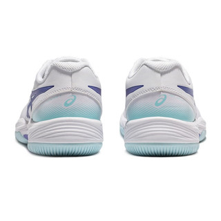 亚瑟士ASICS羽毛球鞋女鞋舒适稳定透气运动鞋 GEL-COURT HUNTER 3 白色/紫色 38