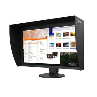 EIZO 艺卓 CG2700X 专业色彩显示器 4K广色域显示屏 视频辑 摄影设计后期 监控印刷调色 黑色 CG2700X