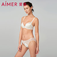 Aimer 爱慕 内裤女士期许低腰三角裤AM228881 沙白色130 160