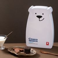 CAWKA MNWKA 白熊萨沙 俄罗斯进口鲜奶冰淇淋白熊萨沙奶淇淋雪糕礼盒款12支