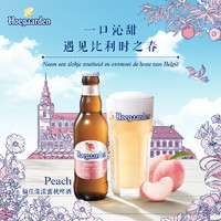 Hoegaarden 福佳 啤酒蜜桃味精酿果啤啤酒248ml*2瓶装