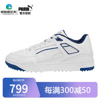 彪马（PUMA）高尔夫球鞋男士运动鞋限量款 23年防滑球鞋HOOPS SLIPSTREAM 37934401 彪马白-蓝  40（UK6.5）