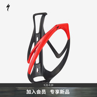 SPECIALIZED闪电 RIB CAGE II 男女通用公路山地自行车水壶架 磨砂黑/佛罗红 默认