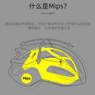 MOON mips头盔男女公路自行车成人头盔超轻透气帽子磁吸骑行头盔 亮白色 L