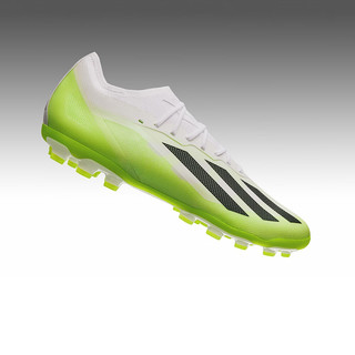 adidas阿迪达斯X CRAZYFAST.1 2G/3G AG男女飞盘软人草足球鞋 白色/柠檬黄色/黑色 36(220mm)