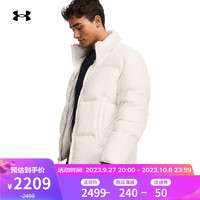 安德玛（UNDERARMOUR）秋冬ColdGear Infrared男子训练运动羽绒服1378828 白色112 M