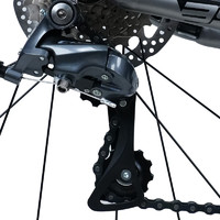 XDS 喜德盛 公路自行车RS350禧玛诺16速变速X6铝合金车架机械碟刹运动健身 深灰/黑 700C*480