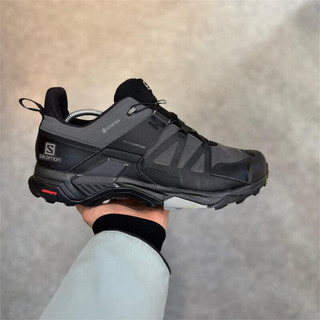 萨洛蒙（Salomon）男鞋 X ULTRA 4 GORE-TEX 户外防水徒步鞋耐磨越野登山男子运动鞋 黑色L41385100 更大码