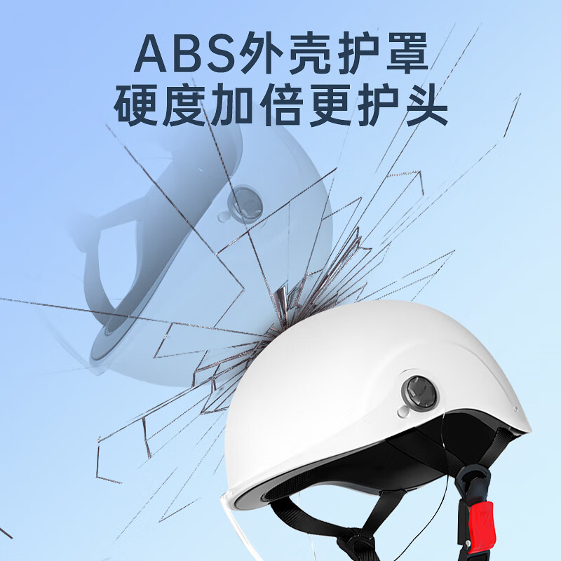 Yadea 雅迪 新国标3c认证A类交警头盔 电动车自行车助力车帽四季男女通用轻便式