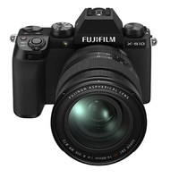FUJIFILM 富士 X-S10 APS-C画幅 微单相机 黑色 XF 16-80mm F4 R OIS WR 变焦镜头