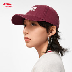 李宁 华晨宇同款李宁棒球帽男女同款官方新款户外遮阳鸭舌帽复古运动