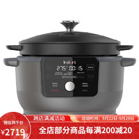 Instant Pot Precision电炖锅5合1 精确控制炖煮、灼烧/炒菜和慢煮 煲汤锅煮粥锅 哑光黑