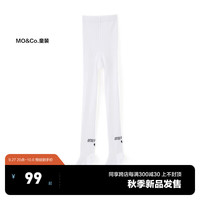 little MO&Co.little moco童装23女童打底袜裤连体袜纯色一双装KBC3SOK007 米白色 M
