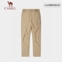 88VIP：CAMEL 骆驼 户外防水加绒登山裤丨火山岩发热 A23CAVV106
