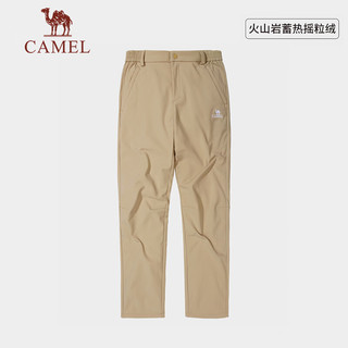 CAMEL 骆驼 户外防水加绒登山裤丨火山岩发热 A23CAVV106