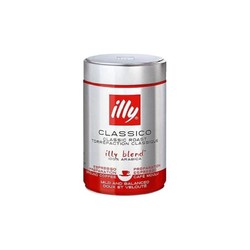 illy 意利 黑咖啡 意式浓缩 中度烘培咖啡粉250g/罐