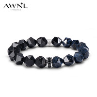 瑞典奥锘 AWNL 波塞冬手链男手串海仙女小众轻奢礼盒 波塞冬-蓝线石S