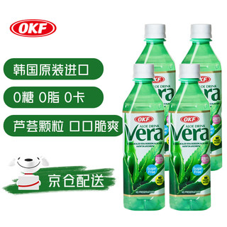 OKF 库拉索 芦荟果汁 500ml*4瓶