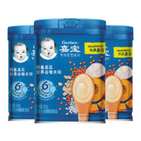 GarBath 嘉宝 4-36月龄婴幼儿多口味宝宝辅食米粉益生菌高铁加维C米粉250g