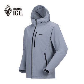 BLACKICE 黑冰 23年春季黑冰户外软壳衣 男防泼防风保暖外套运动登山服318M