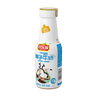欢乐家椰子牛奶350ml*6瓶椰汁椰奶风味牛奶家儿童营养早餐