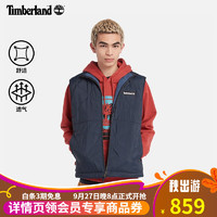 添柏岚（Timberland）男装两面穿马甲保暖抓绒A2HX7 A2HX7433/深宝石蓝 XS