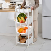 BELO 百露 厨房收纳水果蔬菜置物架落地多层储物菜筐篮子用品用具小百货